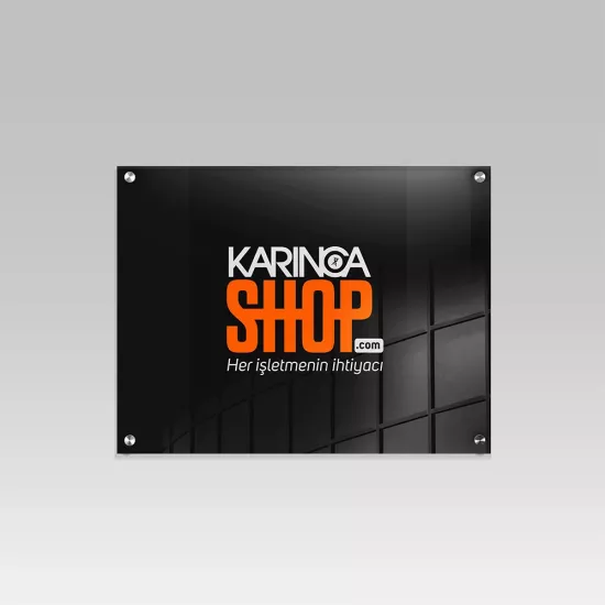 PLEKSİ KAPI TABELASI