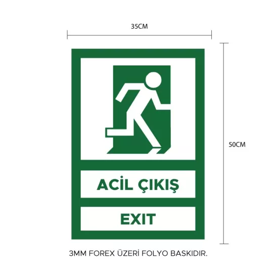 ACİL ÇIKIŞ LEVHASI