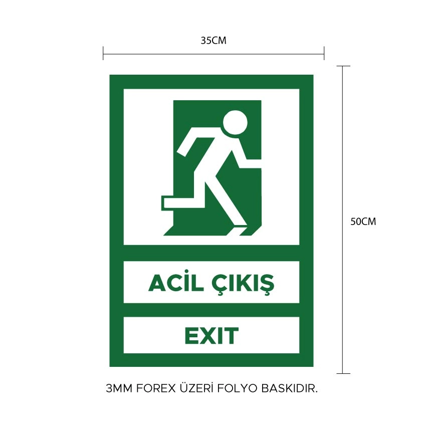 ACİL ÇIKIŞ LEVHASI